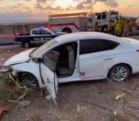 Accidente en libramiento a San José deja dos mujeres lesionadas en Guaymas