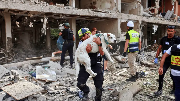 Israel ha sufrido esta mañana el ataque de Irán. (Foto Cortesía Hindustan Times)