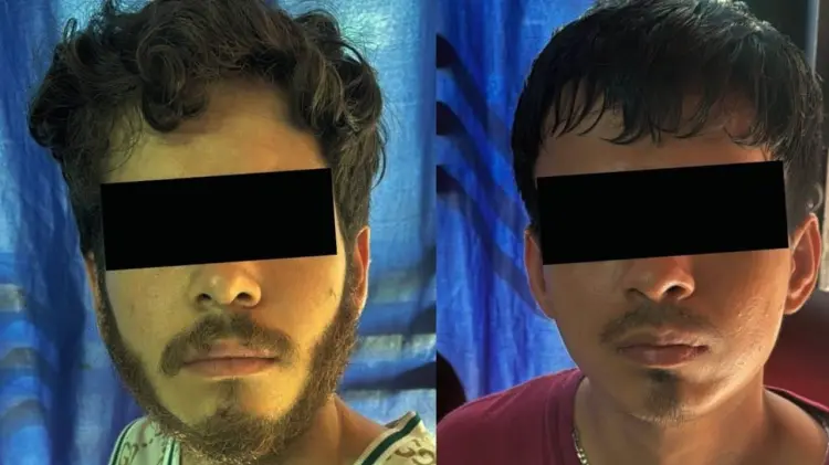 Rubén Alejandro ‘N’ y Alexander Didier ‘N’. (Foto: Especial / EXPRESO)