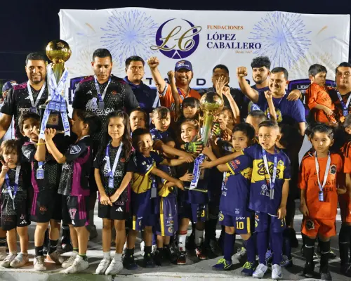 Liga de Futbol Infantil Zona Norte agradece respaldo de López Caballero
