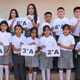Coincidencia genética en Carbó: ocho pares de mellizos estudian juntos