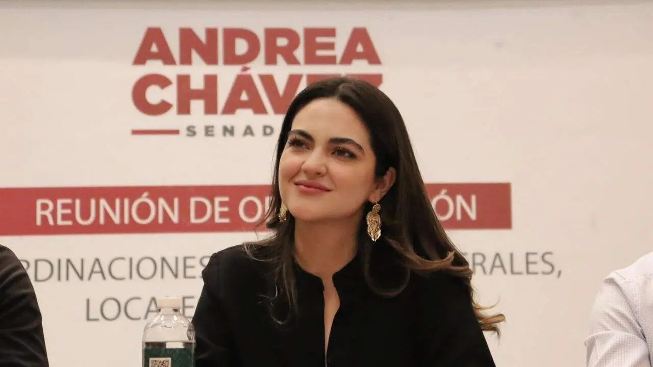 Andrea Chávez buscaría la presidencia del Senado de la República
