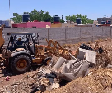 Guaymas se prepara para lluvias con retiro de toneladas de desechos