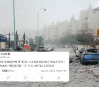 Trump anuncia en sus redes inicio de alto al fuego entre Irán e Israel