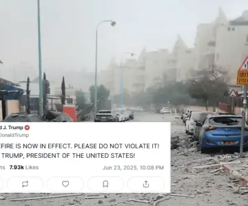 Trump anuncia en sus redes inicio de alto al fuego entre Irán e Israel