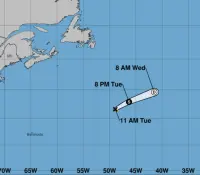 Tormenta tropical Andrea se forma en el océano Atlántico