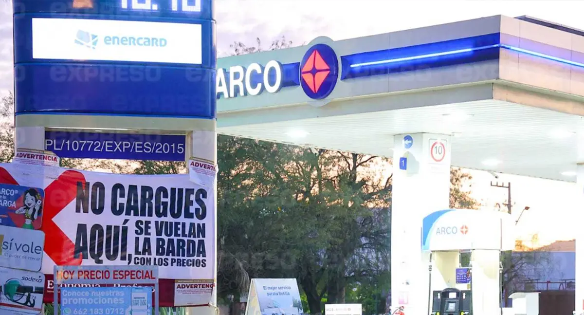 Estación de ARCO en Hermosillo vende el diésel más caro de México