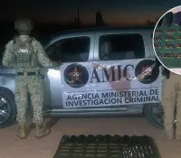 Incautan drogas, municiones, y vehículo en operativo en Sonoyta