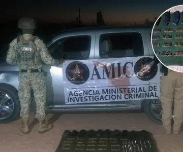 Incautan drogas, municiones, y vehículo en operativo en Sonoyta