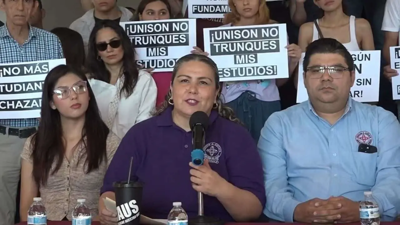 Respalda STAUS a los aspirantes no admitidos en la Unison