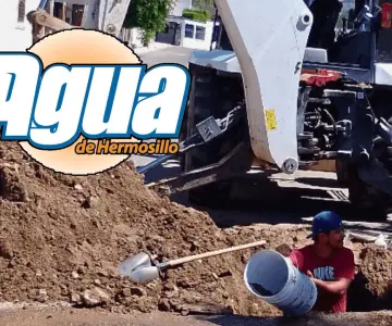 Obras de AguaH afectarán suministro en colonias del Centro de Hermosillo