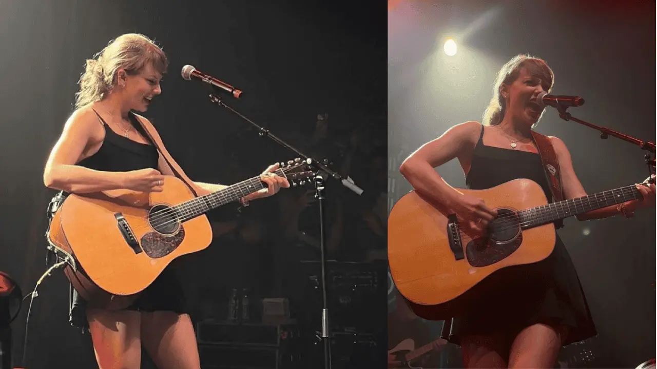 Taylor Swift sorprende a asistentes de show benéfico de Travis Kelce