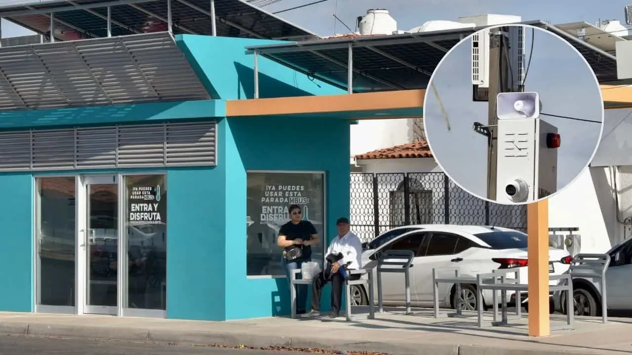 Equipan paradas refrigeradas con botón de pánico y cámara exterior