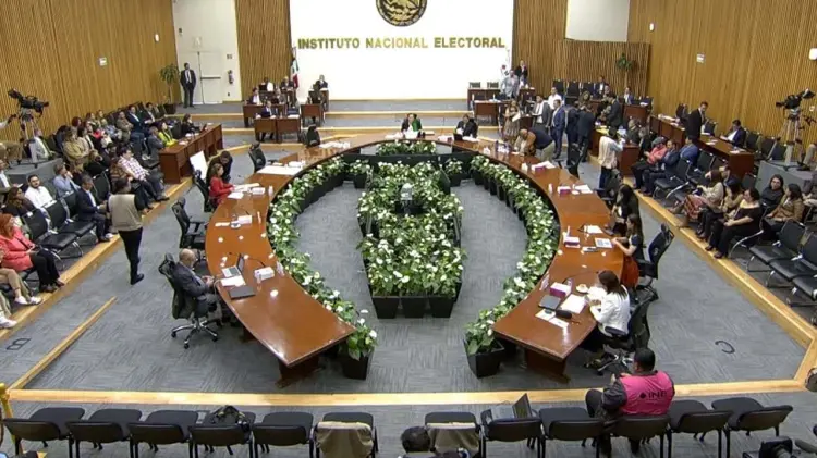 Sesión Extraordinaria del Consejo General del INE. (Foto: Especial / EXPRESO)