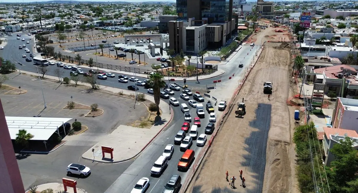 Cerrarán cruce de Colosio y Calle Obregón por obras del paso a desnivel