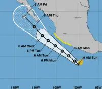 Tormentas tropicales Flossie y Barry se forman frente a costas de México