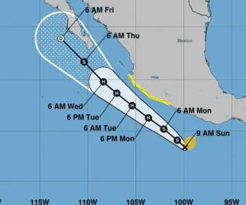 Tormentas tropicales Flossie y Barry se forman frente a costas de México