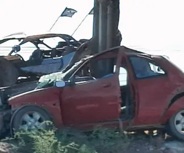 Un muerto y un herido deja  accidente en carretera Hermosillo-Guaymas
