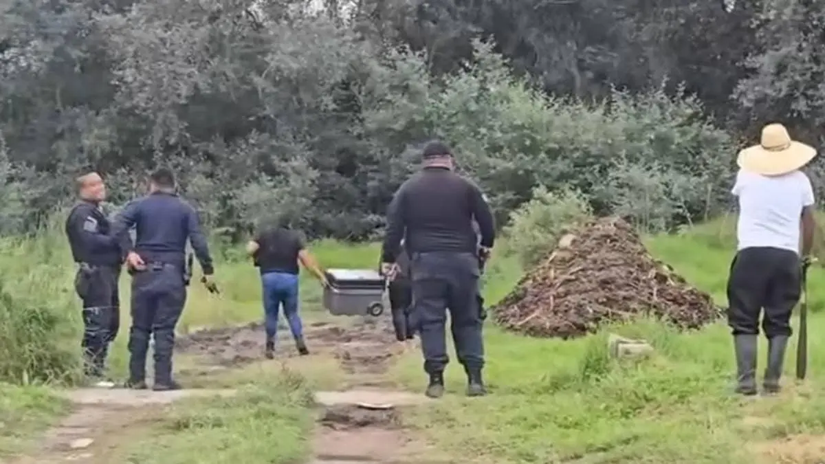 Campesinos hallan fosa clandestina en Tlaxcala con tres cuerpos