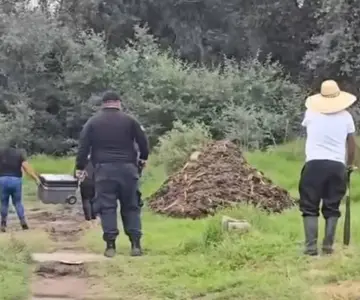 Campesinos hallan fosa clandestina en Tlaxcala con tres cuerpos