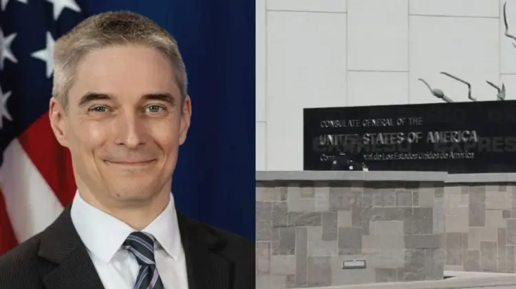 Drew Hoster, cónsul general de EU en Hermosillo. (Foto: Especial / EXPRESO)