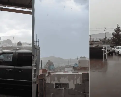 Lluvia en Nogales pasa sin daños mayores este miércoles