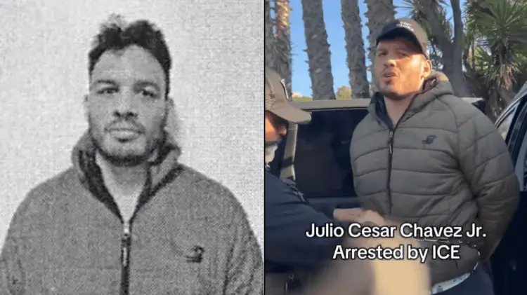 El video de la detención de Chávez Jr. fue ampliamente compartido en redes. (Foto: Especial)