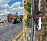 Bomberos de Hermosillo atienden derrame químico en tramo Moctezuma-Mazocahui