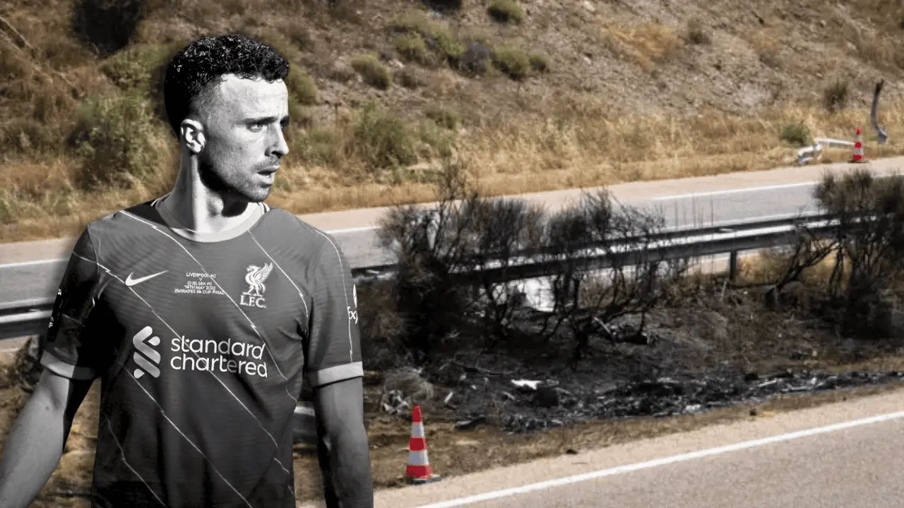 Revelan que Diogo Jota viajó en auto por tema de salud