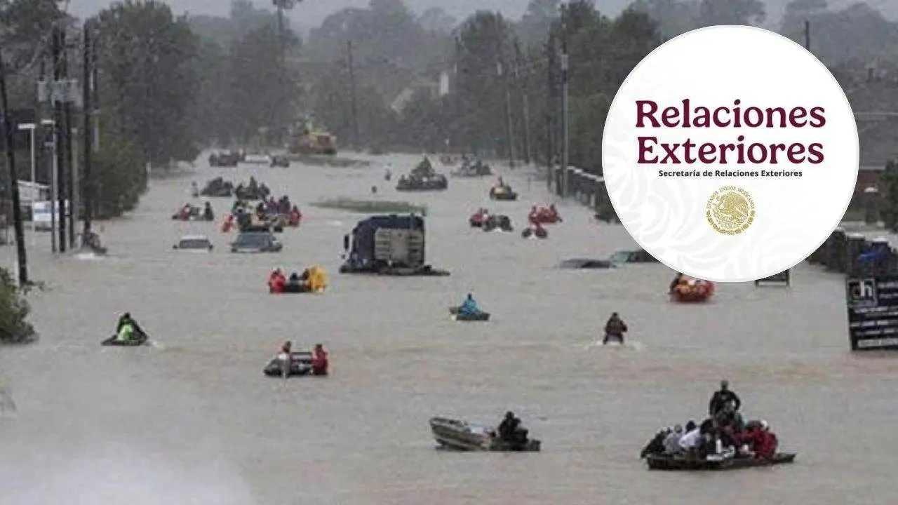 SRE brinda apoyo a mexicanos en EU afectados por inundaciones en Texas