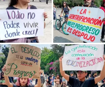 Denuncia Brugada xenofobia y vandalismo en marcha contra la gentrificación