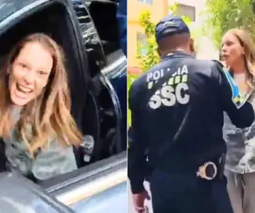 Exhiben a mujer por insultos racistas a policía