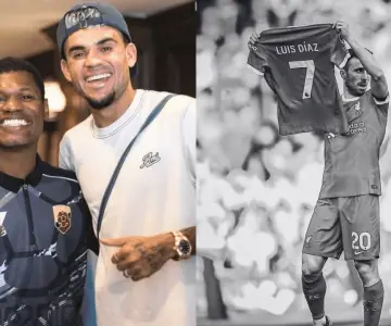 Luis Díaz, blanco de críticas por no asistir al funeral de Diogo Jota