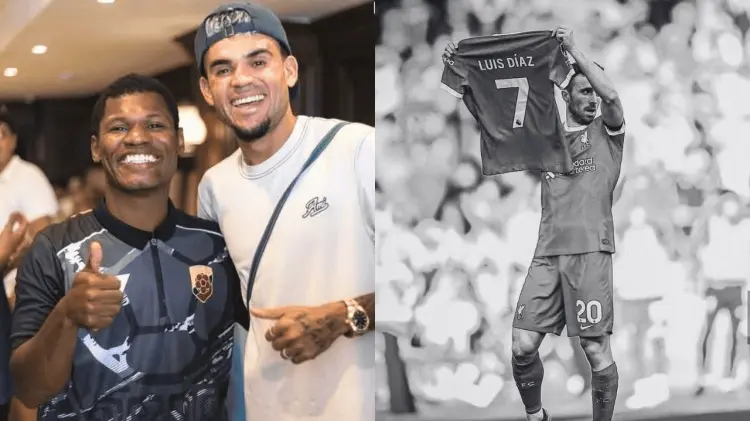 Luis Díaz no estuvo en el último adiós de su compañero Diogo Jota. (Foto: Especial/EXPRESO)