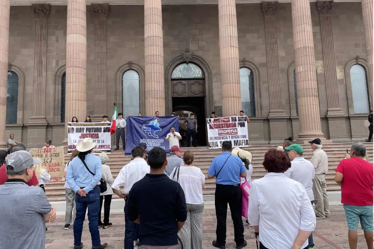 Hoy se manifestaron contra la reforma del Poder Judicial y las elecciones
