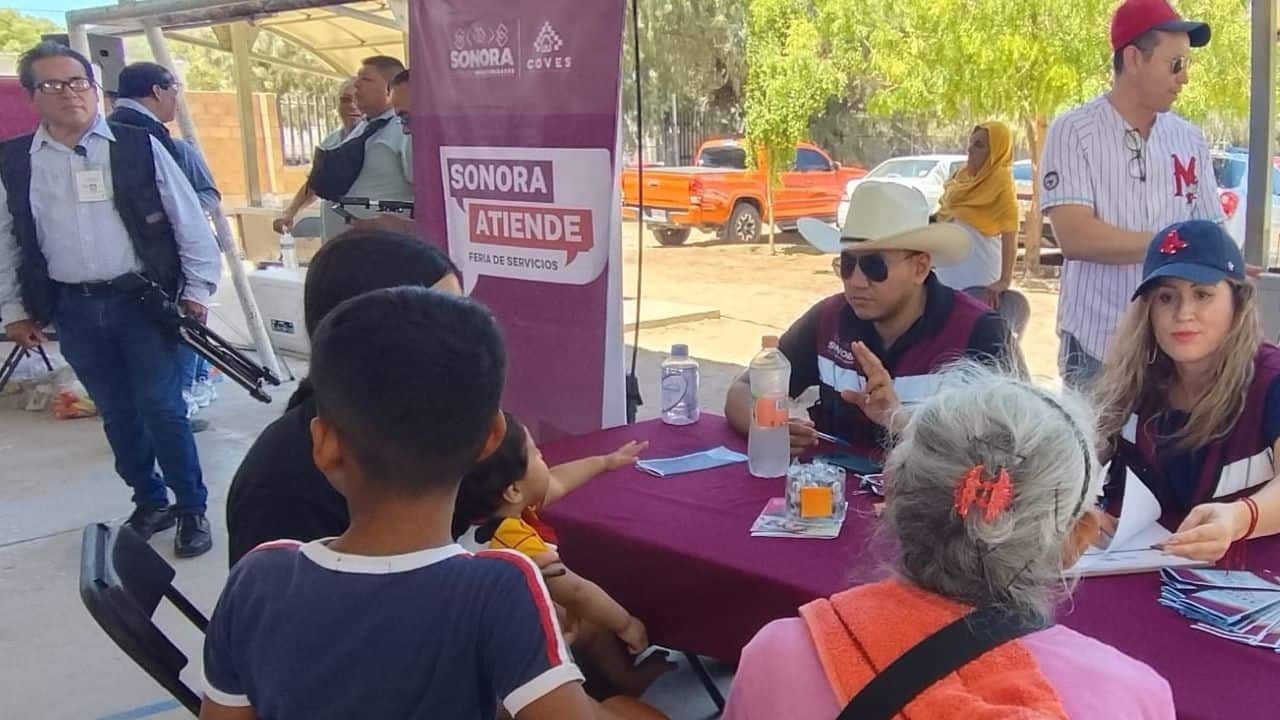 Gobierno Estatal lleva servicios gratuitos a familias de Empalme