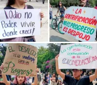 Seguridad de E.U. reacciona en redes por protesta sobre la gentrificación