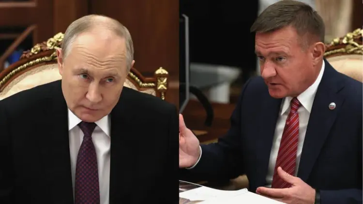 Vladímir Putin en reunión con Roman Starovoit. (Foto: Especial / EXPRESO)