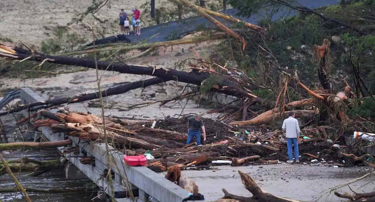 Familia de Guanajuato sigue desaparecida tras inundaciones en Texas