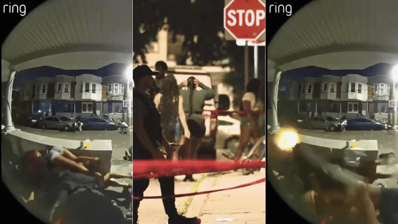 Así fue el tiroteo masivo captado por un video timbre en Filadelfia