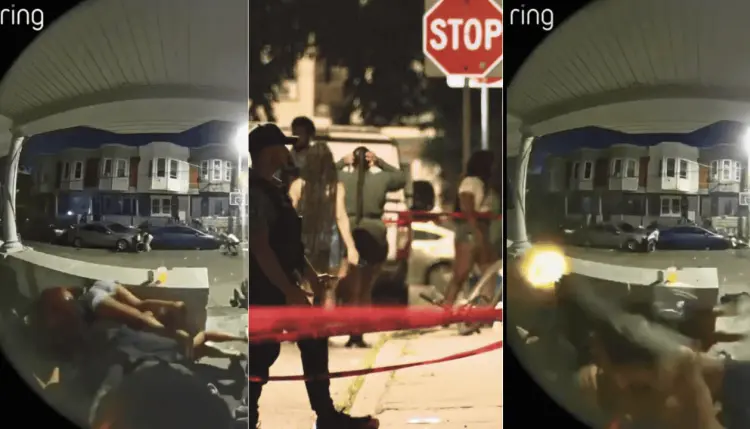 Así fue el tiroteo masivo captado por un video timbre en Filadelfia