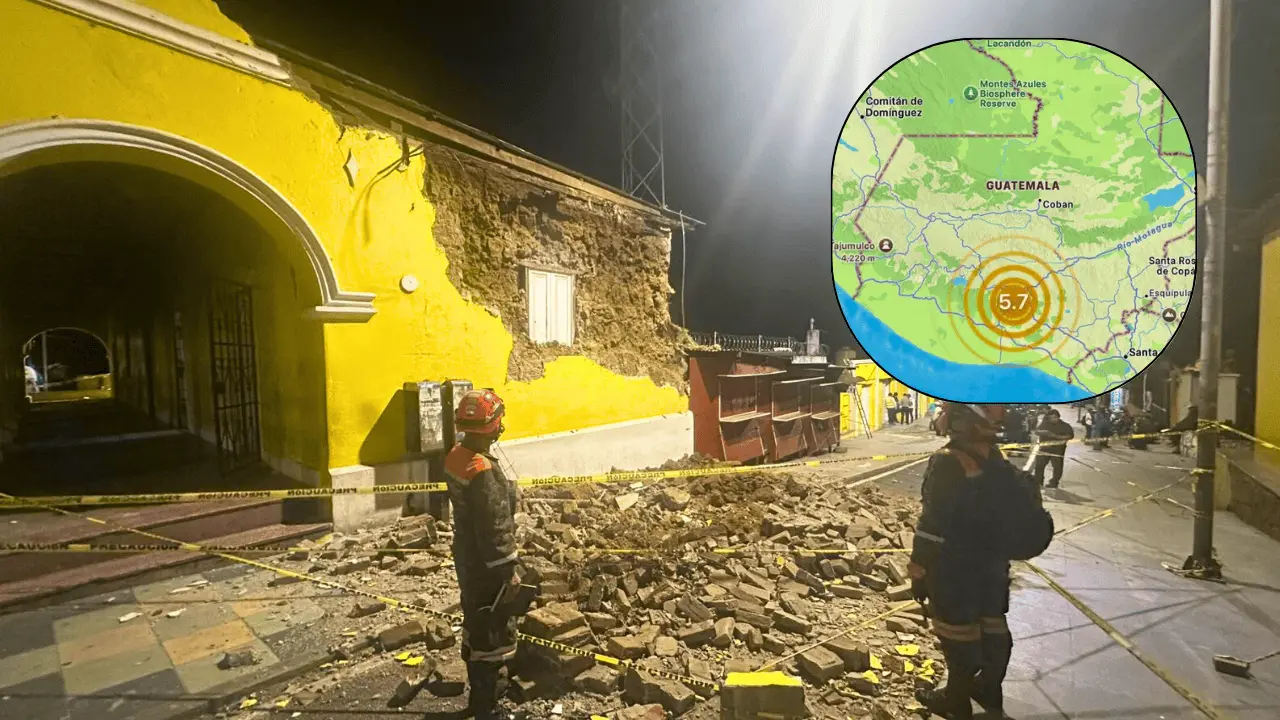 Fuerte sismo de 5.6 sacude Guatemala; reportan al menos dos muertos