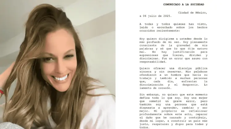 El comunicado difundido está firmado por Ximena Pichel. (Foto: Especial/Cortesía)