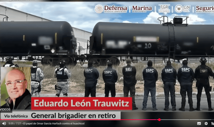 Ex general Trauwitz acusa a Rocío Nahle de maximizar huachicoleo en México