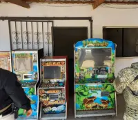 Aseguran 11 máquinas tragamonedas de grupos criminales en SIRM y Cajeme