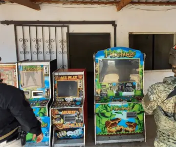 Aseguran 11 máquinas tragamonedas de grupos criminales en SIRM y Cajeme