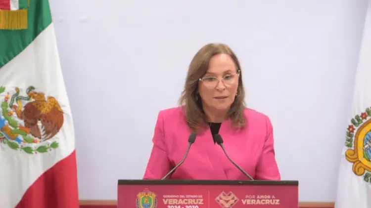 La gobernadora de Veracruz, Rocío Nahle es acusada de haber hecho uso de información confidencial