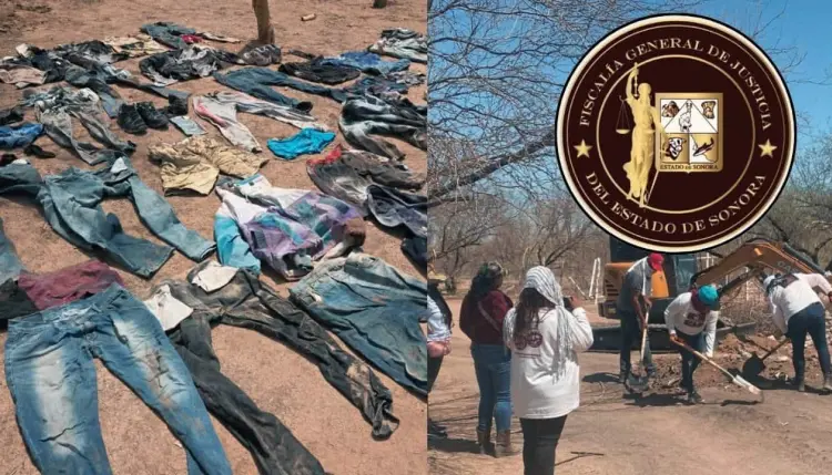 Fiscalía confirma hallazgo de prendas y restos óseos en Costa de Hermosillo