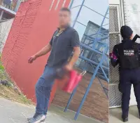 Detienen a hombre que caminaba con una cabeza humana