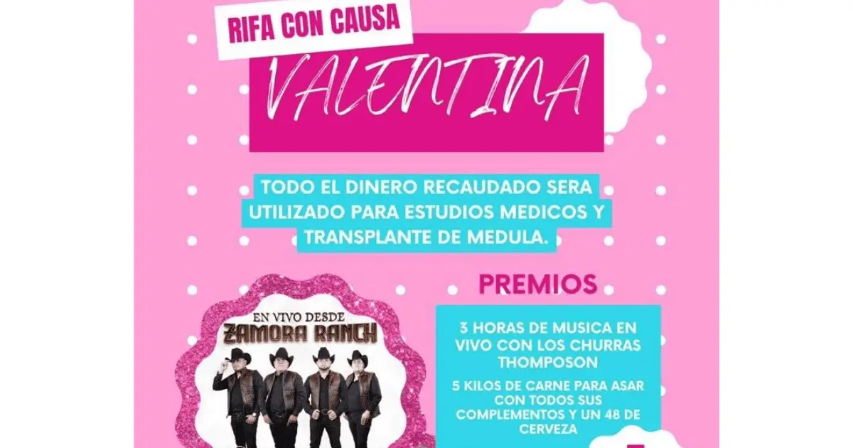 Familia de Valentina recauda fondos para trasplante de médula